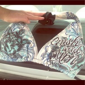 BUCKLE SWIMMING-SUIT TOP SIZE MEDIUM